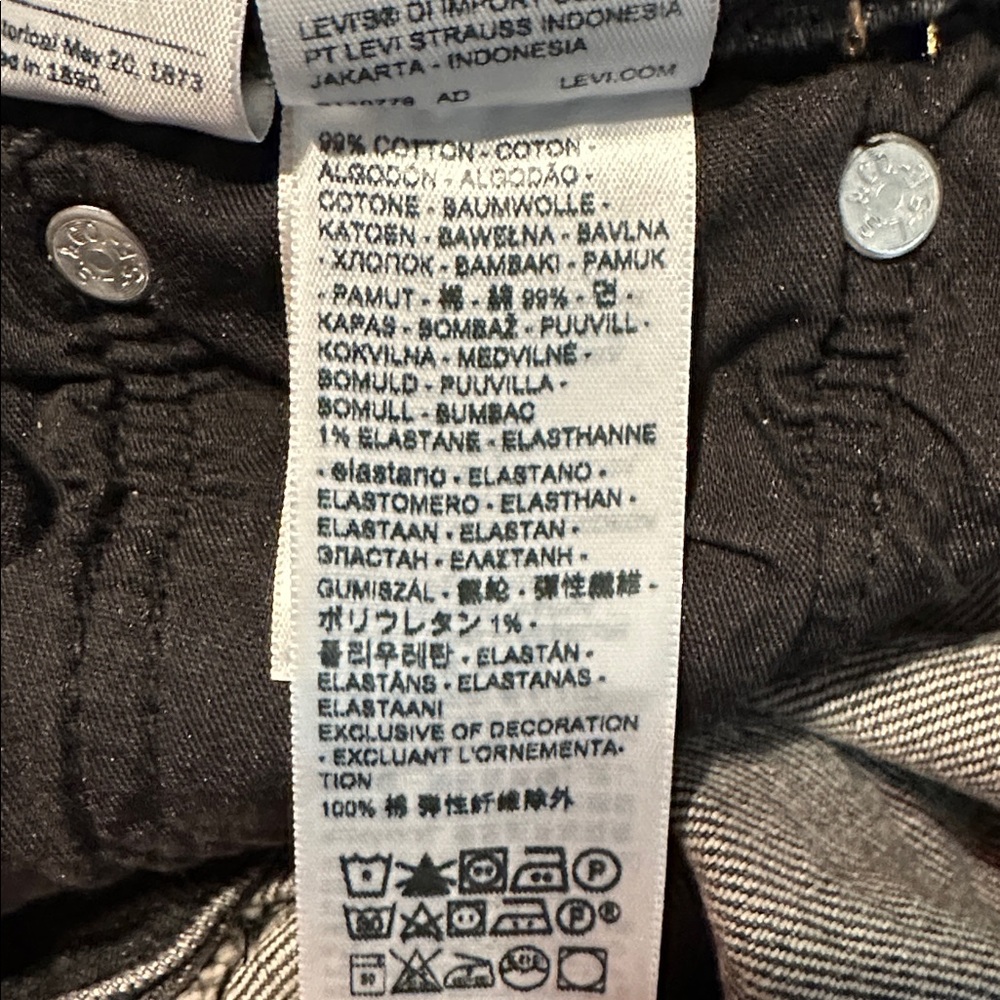 Levi’s Wedgie Straight jeans 25x26 - Picture 3 of 3